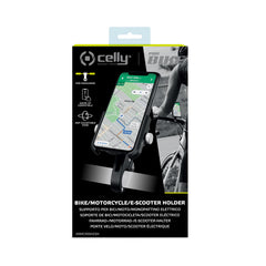 ARMORBIKE - Supporto per smartphone universale utilizzo bici, ebike, monopattino ultra resistente in metallo, dotato di alette con viti manuali, gancio regolabile, ruotabile a 360°