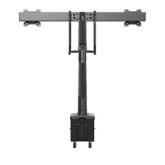 Braccio per doppio monitor da tavolo - 2 porte USB 3.0
