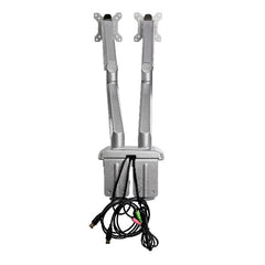 Supporto per due monitor ergonomico