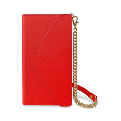 ATHENA - Pochette universale a portafoglio effetto safiano con chiusura magnetica compatibile con smartphone fino a 6.9" dimensione display