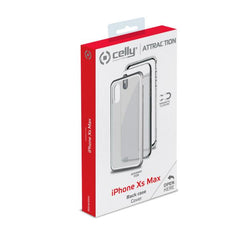 ATTRACTION - Cover magnetica con bordi in alluminio, protezione 360° compatibile con Apple iPhone Xs Max