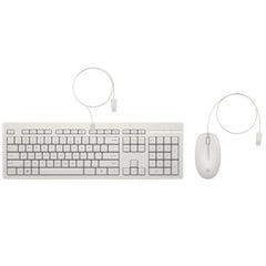 Kit Mouse e tastiera HP Wired USB 225 G2 Bianco