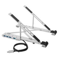 Supporto Portatile con Hub USB-A Integrato