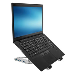 Supporto Portatile con Hub USB-A Integrato