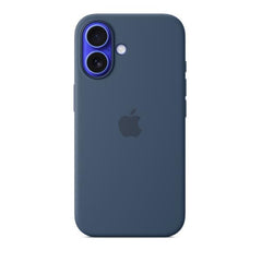 Custodia MagSafe in silicone per iPhone 16 Plus - Denim