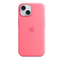 Custodia MagSafe in silicone per iPhone 15 Plus - Rosa