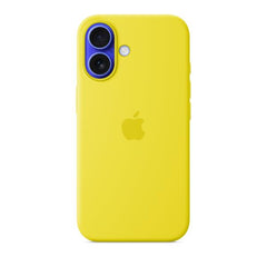 Custodia MagSafe in silicone per iPhone 16 Plus - Giallo carambola
