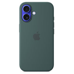 Custodia MagSafe in silicone per iPhone 16 Plus - Verde lago