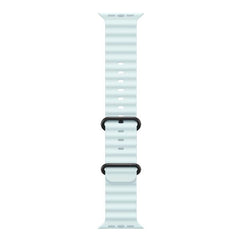Cinturino Ocean blu ghiaccio (49 mm) - Titanio nero