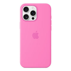 Custodia MagSafe in silicone per iPhone 16 Pro Max - Rosa peonia