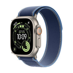 Apple Watch Ultra 3 GPS + Cellular, Cassa 49 mm in titanio naturale con Trail Loop blu/blu acceso - M/L