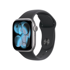 Apple Watch Series 11 GPS + Cellular, Cassa 42 mm in alluminio grigio siderale con Cinturino Sport nero -  e M/L