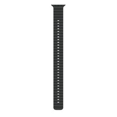 Estensione per cinturino Ocean nero (49 mm) - Titanio naturale