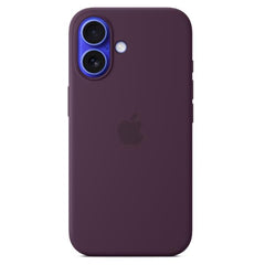 Custodia MagSafe in silicone per iPhone 16 - Prugna