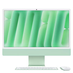 iMac 24" con display Retina 4,5K: Chip Apple M4 con CPU 10-core e GPU 10-core, 16GB, 256GB SSD - Verde