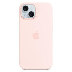 Custodia MagSafe in silicone per iPhone 15 Plus - Rosa confetto