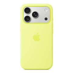 Custodia MagSafe in silicone per iPhone 17 Pro - Giallo neon