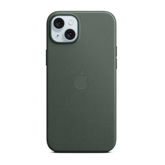 Custodia MagSafe in tessuto FineWoven per iPhone 15 Plus - Sempreverde