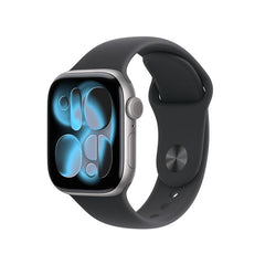 Apple Watch Series 11 GPS, Cassa 42 mm in alluminio grigio siderale con Cinturino Sport nero - S/M