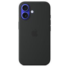 Custodia MagSafe in silicone per iPhone 16 Plus - Nero