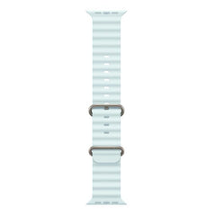Estensione per cinturino Ocean blu ghiaccio (49 mm) - Titanio naturale