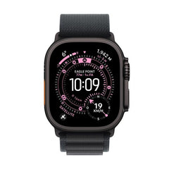 Apple Watch Ultra 3 GPS + Cellular, Cassa 49 mm in titanio nero con Alpine Loop nero - Medium
