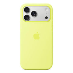 Custodia MagSafe in silicone per iPhone 17 Pro Max - Giallo neon