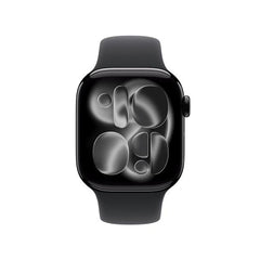 Apple Watch Series 11 GPS + Cellular, Cassa 42 mm in alluminio Jet Black con Cinturino Sport nero - S/M