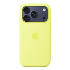 Custodia MagSafe in silicone per iPhone 17 Pro - Giallo neon