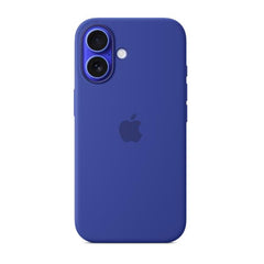 Custodia MagSafe in silicone per iPhone 16 - Blu oltremare