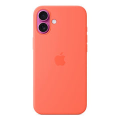 Custodia MagSafe in silicone per iPhone 16 Plus - Mandarancio