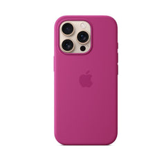 Custodia MagSafe in silicone per iPhone 16 Pro Max - Fucsia