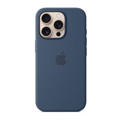 Custodia MagSafe in silicone per iPhone 16 Pro Max - Denim