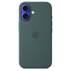Custodia MagSafe in silicone per iPhone 16 Plus - Verde lago