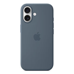 Custodia MagSafe in silicone per iPhone 17 - Blu salmastro