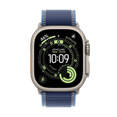 Apple Watch Ultra 3 GPS + Cellular, Cassa 49 mm in titanio naturale con Trail Loop blu/blu acceso - M/L