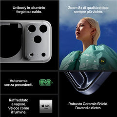 iPhone 17 Pro Max 256GB arancione cosmico