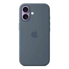 Custodia MagSafe in silicone per iPhone 17 - Blu salmastro