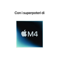 Mac mini: Chip Apple M4 con CPU 10-core e GPU 10-core, 16GB, 256GB SSD
