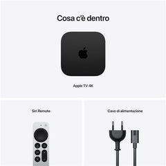 Apple TV 4K Wi‑Fi + Ethernet con 128GB di archiviazione