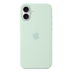 Custodia MagSafe in silicone per iPhone 16 Plus - Acquamarina