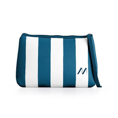 MUITOMAS - Pochette in neoprene bianco/ blu ottanio