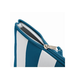 MUITOMAS - Pochette in neoprene bianco/ blu ottanio