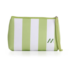 MUITOMAS - Pochette in neoprene bianco/ verde salvia
