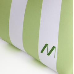 MUITOMAS - Pochette in neoprene bianco/ verde salvia