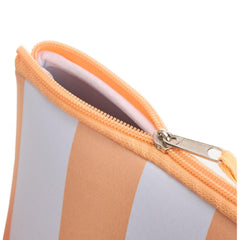 MUITOMAS - Pochette in neoprene bianco/ peach fuzz