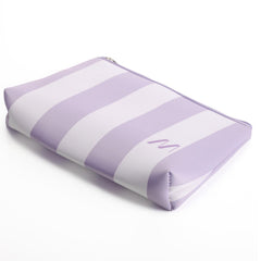 MUITOMAS - Pochette in neoprene bianco/ lilla