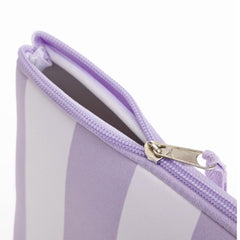 MUITOMAS - Pochette in neoprene bianco/ lilla