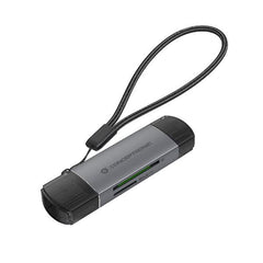 LETTORE DI SCHEDE 2-IN-1 USB 3.0 DUAL PLUG -- SD/SDHC/SDXC, Micro SD/T-Flash, UHS-I