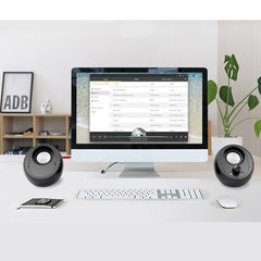 MINI SPEAKER 2.0 2x5W, BLUTEOOTH 5.0, Jack 3.5mm per PC, USB